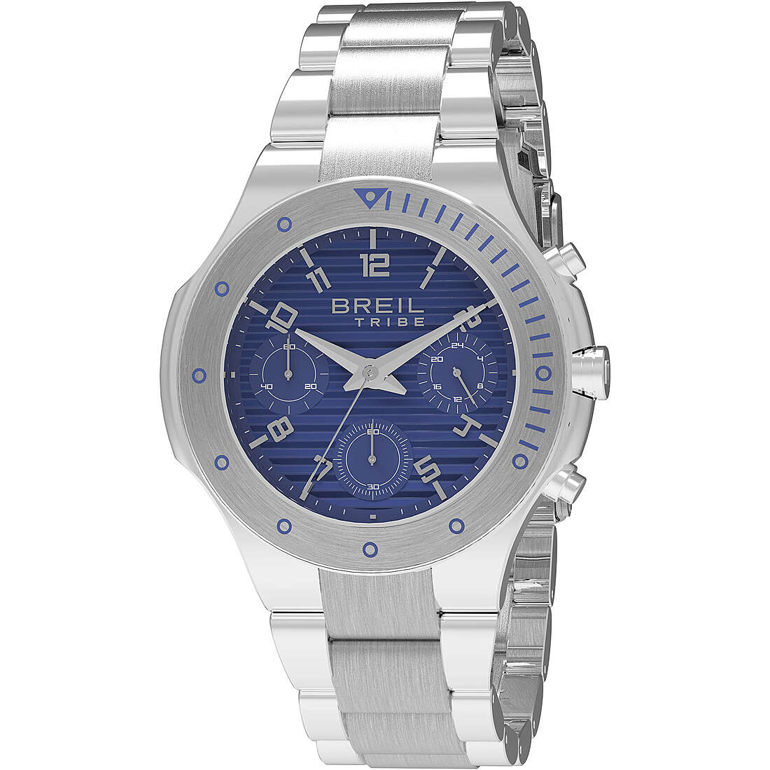 chronograph watch Steel Blue dial man Neo EW0441