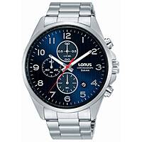 chronograph watch Steel Blue dial man Sport RM381FX9