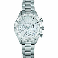 chronograph watch Steel Grey dial woman EW0519