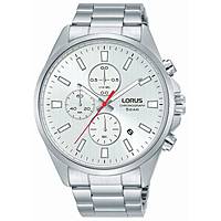 chronograph watch Steel Silver dial man Sport RM377FX9
