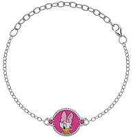 Disney Donald Duck And Daisy bracelet child Bracelet with 925 Silver Charms/Beads jewel BS00021SL-P