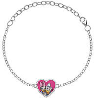 Disney Donald Duck And Daisy bracelet child Bracelet with 925 Silver Charms/Beads jewel BS00023SL-5.CS