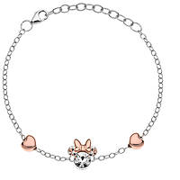 Disney Mickey Mouse bracelet child Bracelet with 925 Silver Charms/Beads jewel BS00033TRWL-55.CS