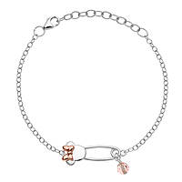 Disney Mickey Mouse bracelet child Bracelet with 925 Silver Charms/Beads jewel BS00036TRPL-55.CS