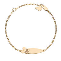 Disney Preziosi Per Bambini bracelet child Bracelet with 9 kt Gold With Plate jewel BG00010L- 59.CS