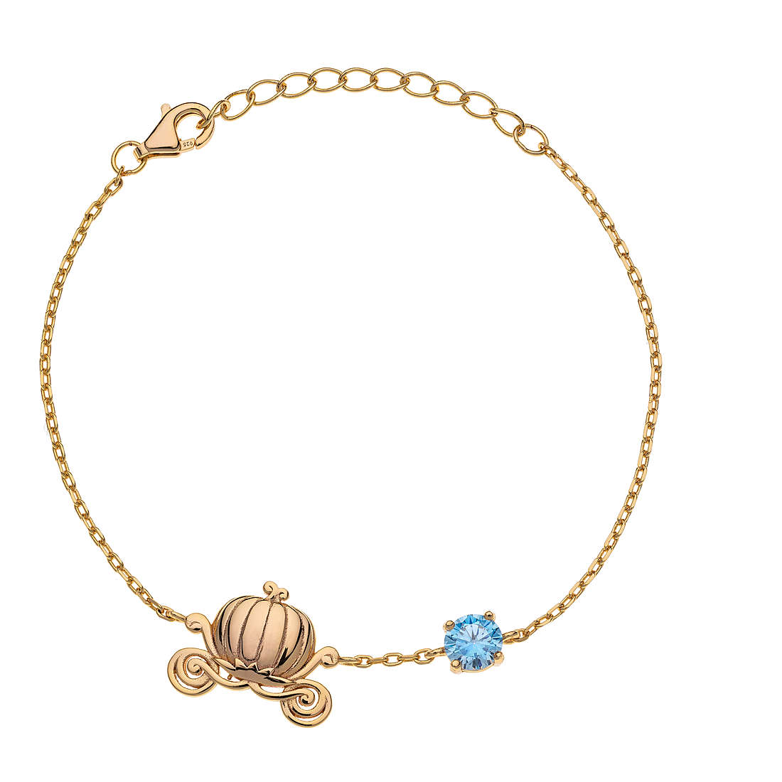 Disney Princess bracelet child Bracelet with 925 Silver Charms/Beads jewel BS00040SZBL-55