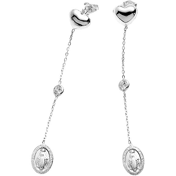 ear-rings 925 Silver woman jewel Crystals 600069O