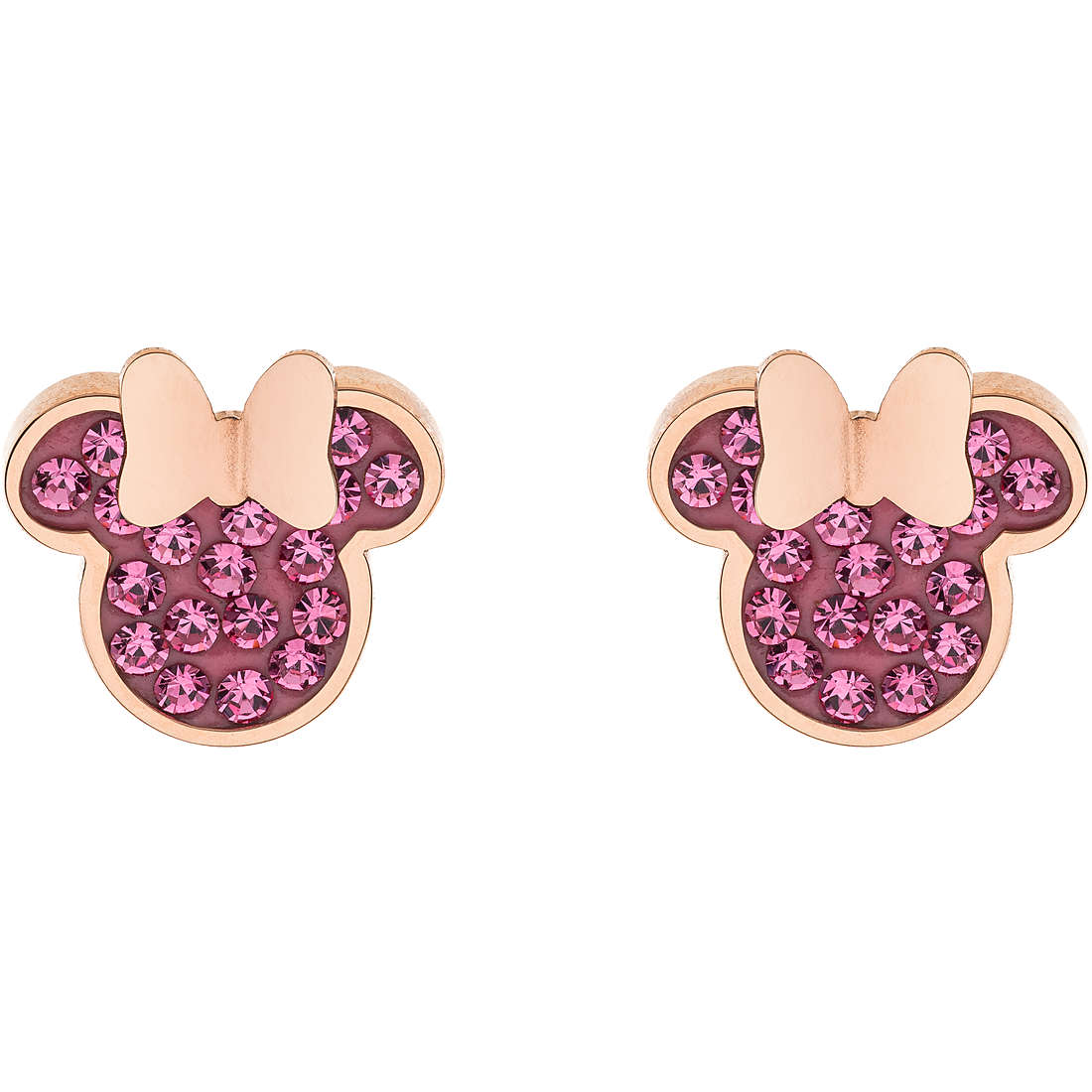 ear-rings child jewellery Disney Mickey and Minnie E600177PRPL-B.CS