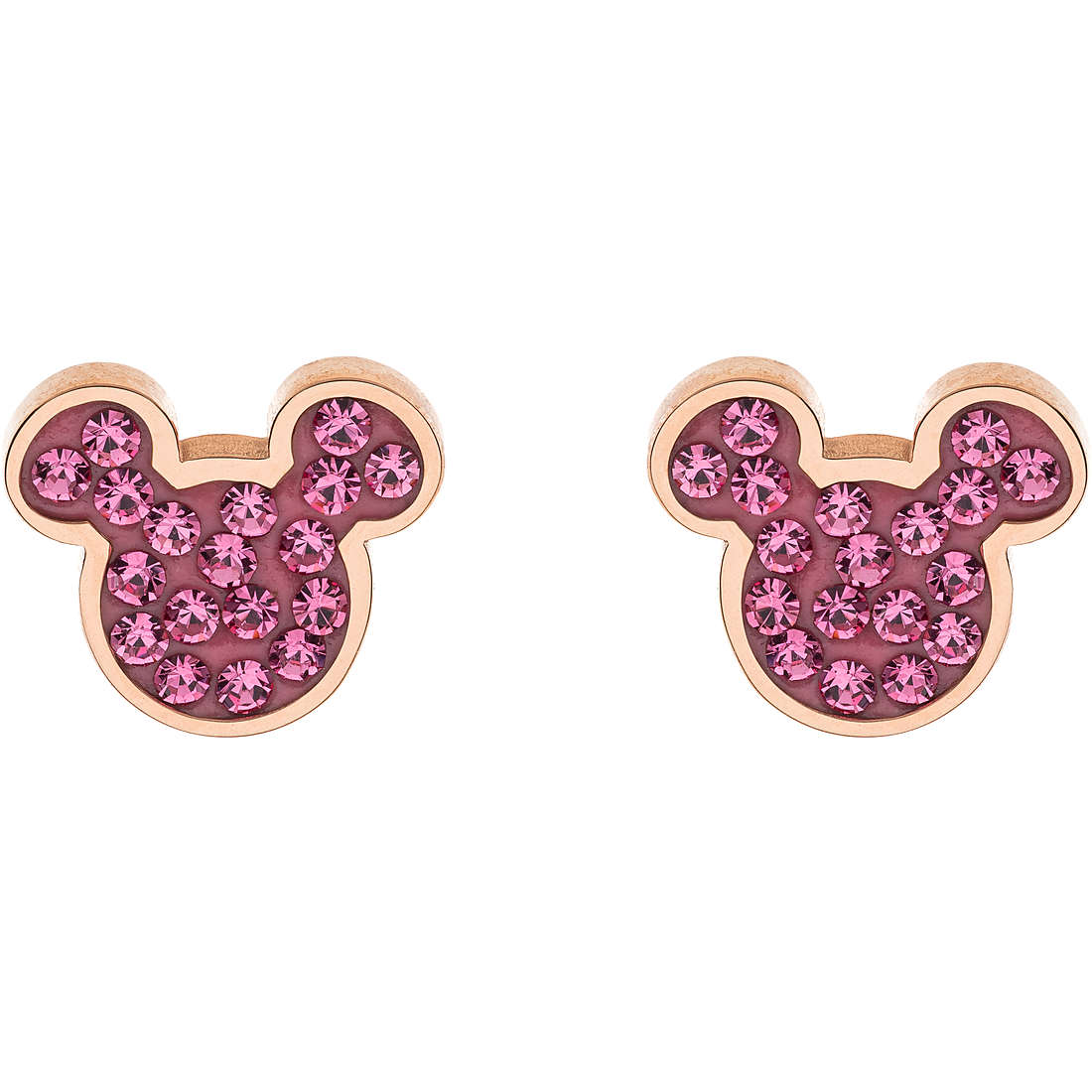 ear-rings child jewellery Disney Mickey and Minnie E600178PRPL-B.CS