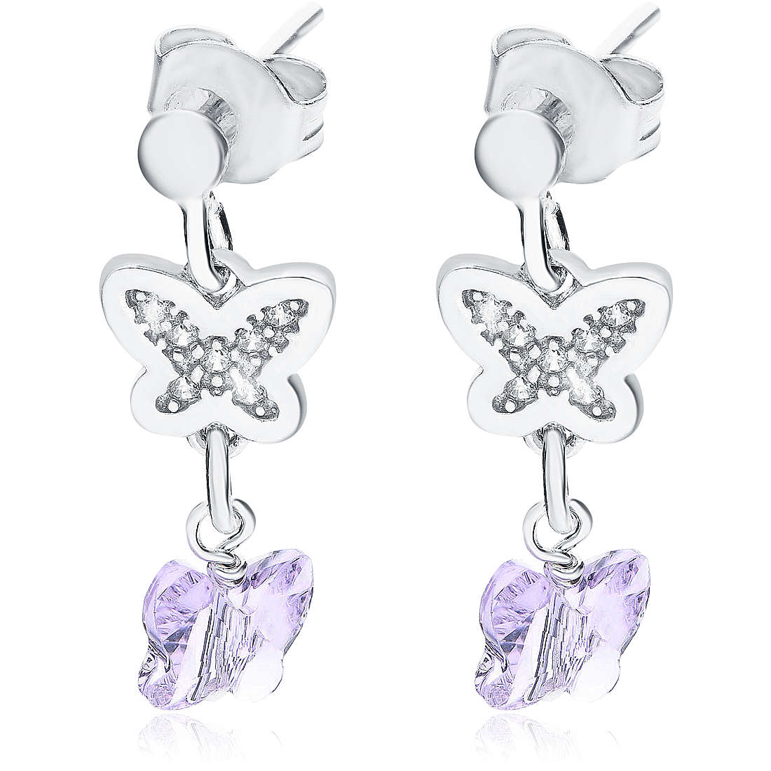 ear-rings girl's pendants GioiaPura 925 Silver WOM01653BTA