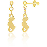 ear-rings girl's pendants GioiaPura Oro 375 9 kt Gold GP9-S171771