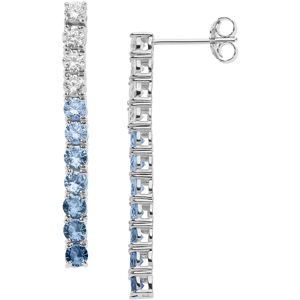 ear-rings jewel 925 Silver woman jewel Crystals ORA 136