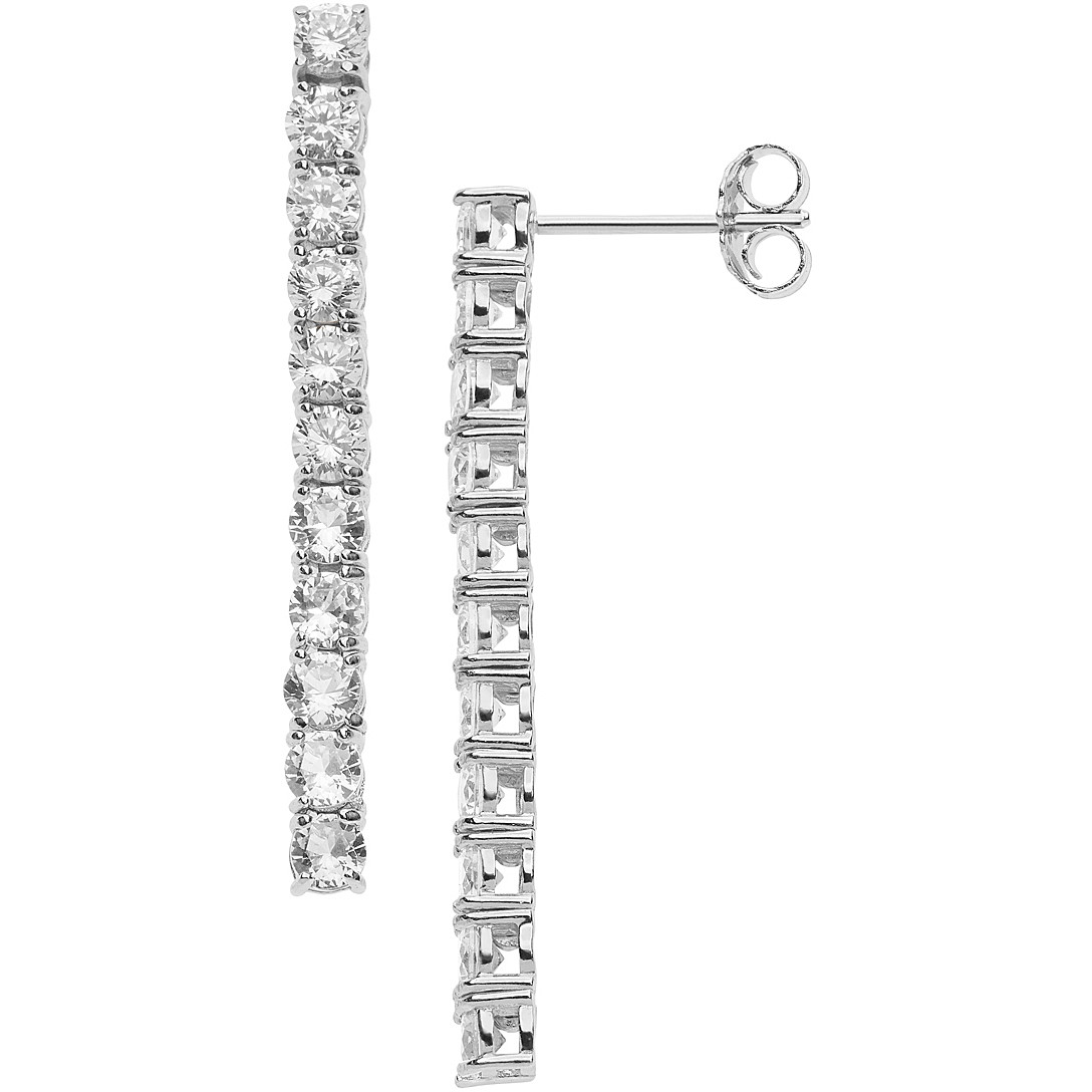 ear-rings jewel 925 Silver woman jewel Crystals ORA 139