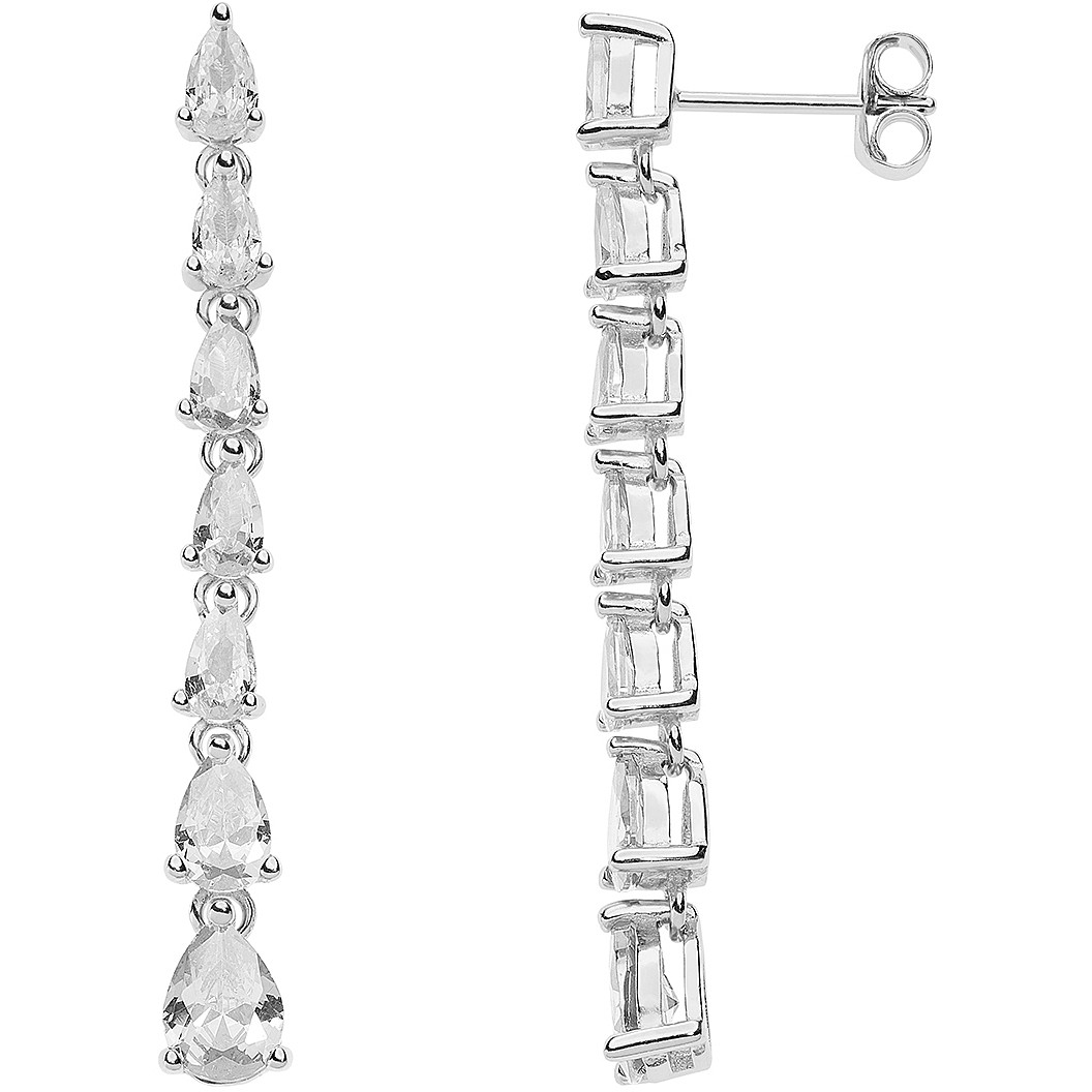 ear-rings jewel 925 Silver woman jewel Crystals ORA 192