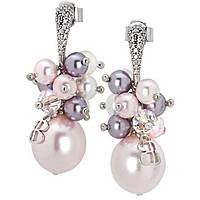 ear-rings jewel 925 Silver woman jewel Pearls, Crystals ROR014V