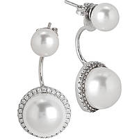 ear-rings jewel 925 Silver woman jewel Pearls, Zircons, Crystals OR668