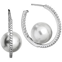 ear-rings jewel 925 Silver woman jewel Pearls, Zircons, Crystals OR670