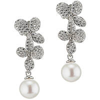 ear-rings jewel 925 Silver woman jewel Pearls, Zircons J6285