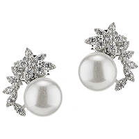 ear-rings jewel 925 Silver woman jewel Pearls, Zircons J6287