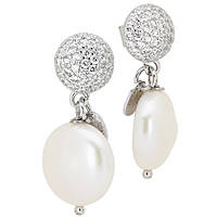 ear-rings jewel 925 Silver woman jewel Pearls, Zircons OR755