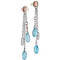 ear-rings jewel 925 Silver woman jewel Zircons, Crystals OR685RS
