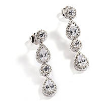 ear-rings jewel 925 Silver woman jewel Zircons J5379
