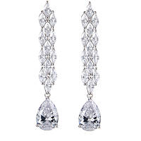 ear-rings jewel 925 Silver woman jewel Zircons J6208