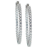 ear-rings jewel 925 Silver woman jewel Zircons J6526