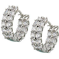 ear-rings jewel 925 Silver woman jewel Zircons J7167