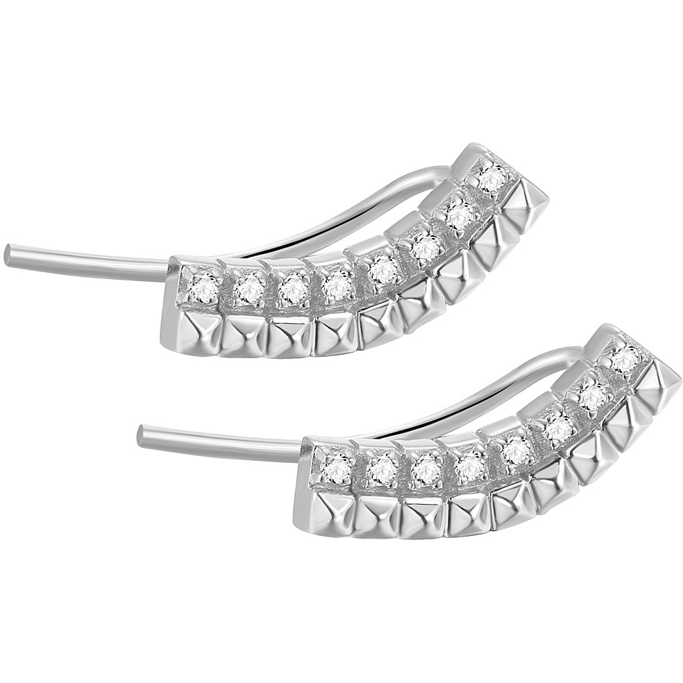 ear-rings jewel 925 Silver woman jewel Zircons RZO040