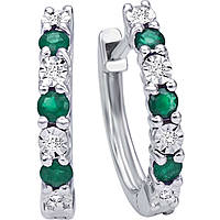 ear-rings jewel Gold woman jewel Diamond, Emerald 20073980