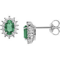 ear-rings jewel Gold woman jewel Diamond, Emerald ORB 1024