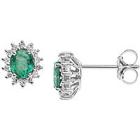 ear-rings jewel Gold woman jewel Diamond, Emerald ORB 1027