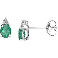 ear-rings jewel Gold woman jewel Diamond, Emerald ORB 1030