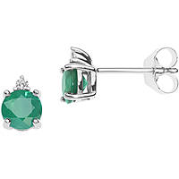 ear-rings jewel Gold woman jewel Diamond, Emerald ORB 964