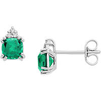ear-rings jewel Gold woman jewel Diamond, Emerald ORB 991