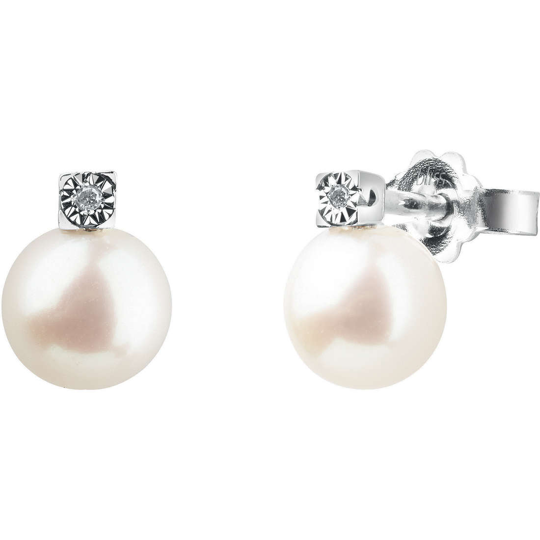 ear-rings jewel Gold woman jewel Diamond, Pearls 20070780