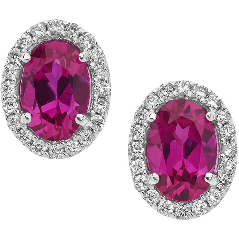 ear-rings jewel Gold woman jewel Diamond, Ruby ORB 913