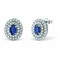ear-rings jewel Gold woman jewel Sapphire, Diamond 20093030