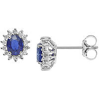 ear-rings jewel Gold woman jewel Sapphire, Diamond ORB 1025