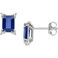 ear-rings jewel Gold woman jewel Sapphire, Diamond ORB 1047
