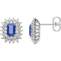 ear-rings jewel Gold woman jewel Sapphire, Diamond ORB 1058