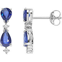 ear-rings jewel Gold woman jewel Sapphire, Diamond ORB 1060