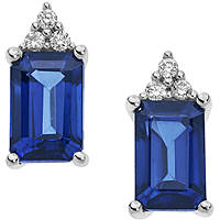 ear-rings jewel Gold woman jewel Sapphire, Diamond ORB 911