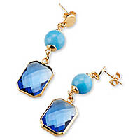 ear-rings jewel Jewellery woman jewel Aquamarine J7784