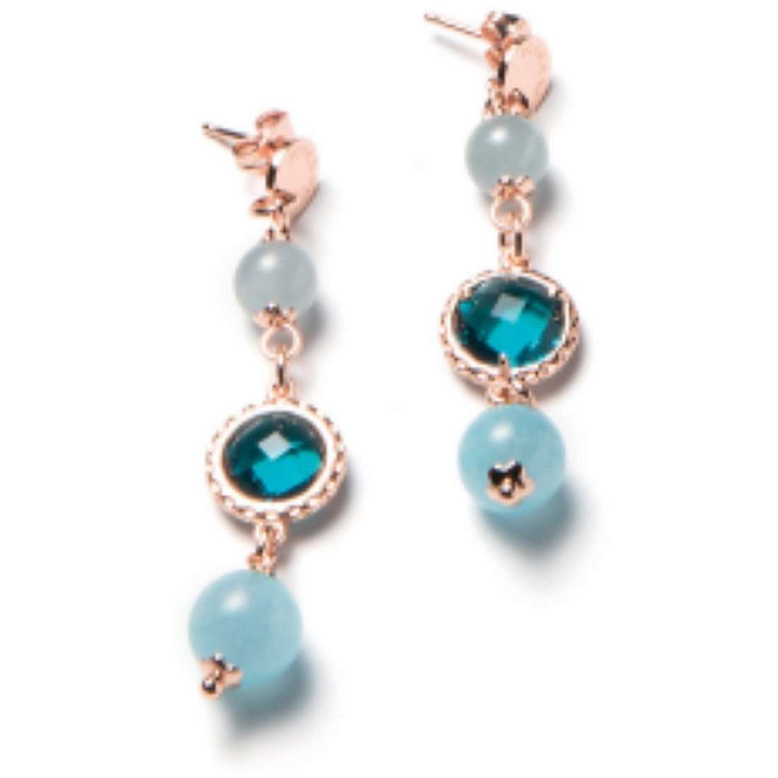 ear-rings jewel Jewellery woman jewel Crystals, Semiprecious J3952