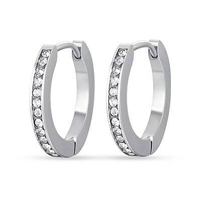 ear-rings Steel woman jewel Crystals OK1241