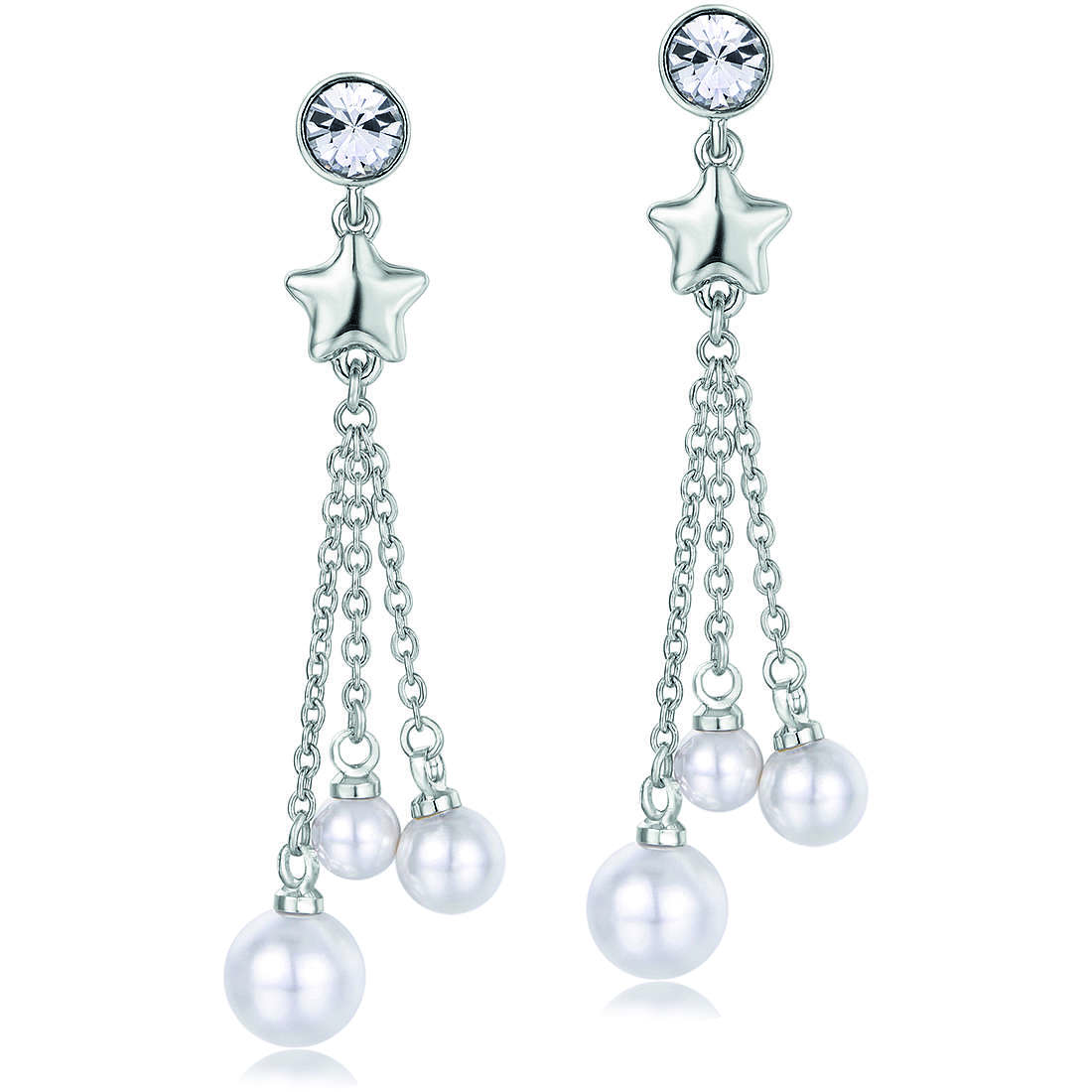 ear-rings Steel woman jewel Pearls LBOK901