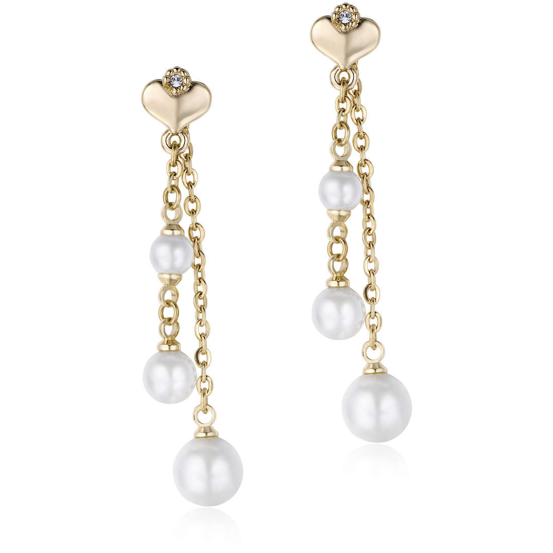 ear-rings Steel woman jewel Pearls OK880