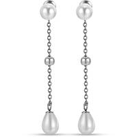 ear-rings Steel woman jewel Synthetic Pearls OK1304